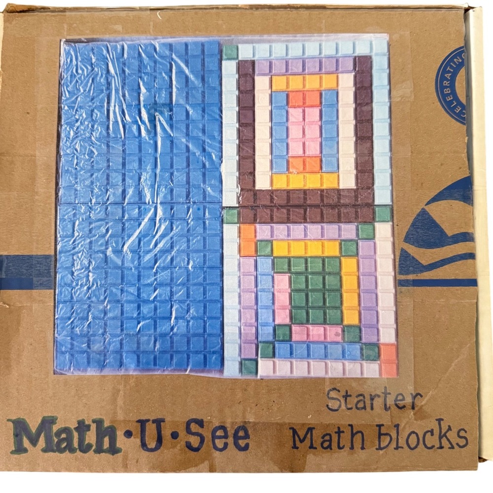 Math-U-See Starter Math Blocks Manipulatives Homeschool Educational Set Colorful
